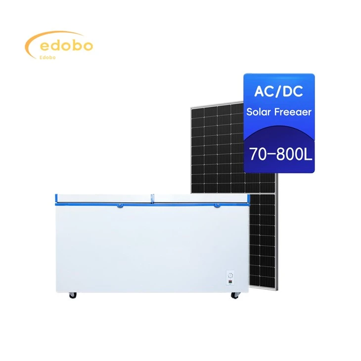 Frigider cu congelator solar cu economie de energie AC/DC pentru uz casnic
