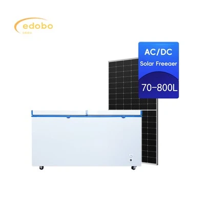 Frigider cu congelator solar cu economie de energie AC/DC pentru uz casnic