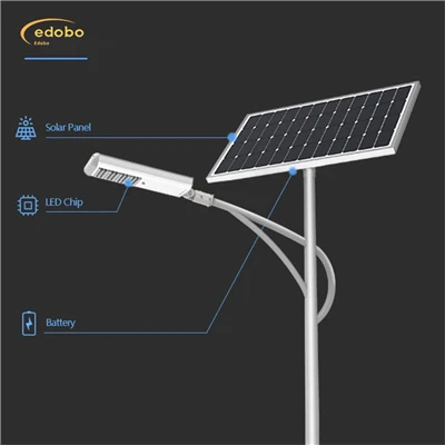 Lumină stradală LED Cu Baterie Litiu Lumină stradală solară