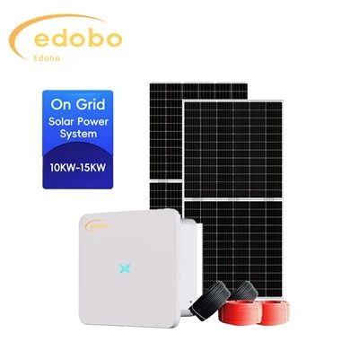 Pe grila componente ale sistemului de energie solară cu panou solar 590W