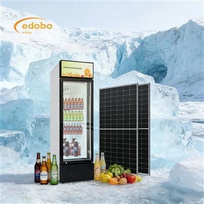 Congelator pentru băuturi cu energie solară AC/DC Ușă din sticlă Congelator pentru vin